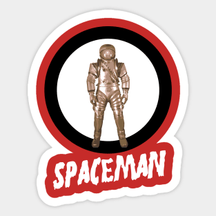 SPACEMAN vintage Sticker